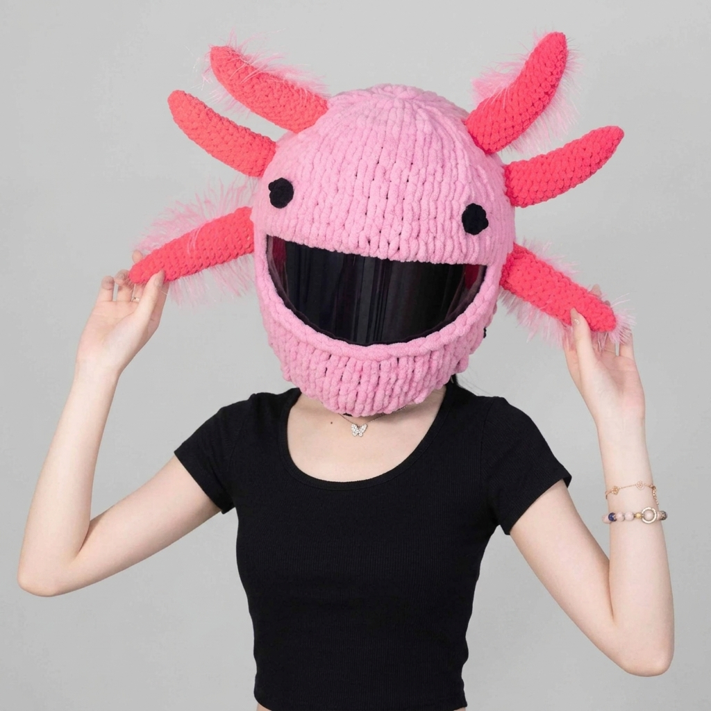 Couvre-casque Axolotl