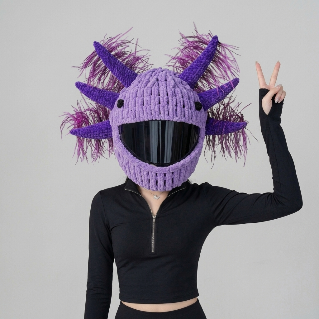 Couvre-casque Axolotl